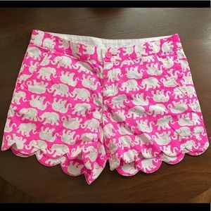 Lilly Pulitzer Pink Elephant Buttercup Shorts
